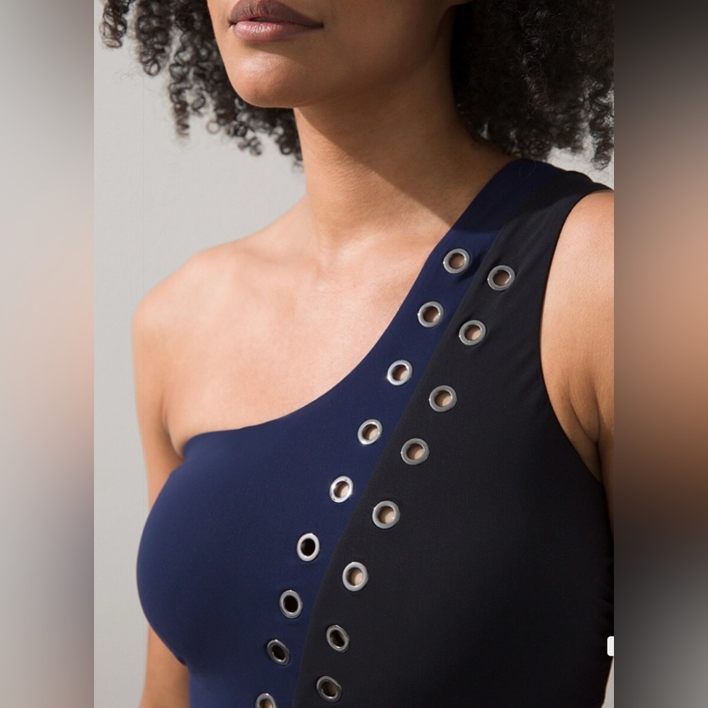 NEW AMORESSA SWIMWEAR -  One-Shoulder One-Piece Swimsuit - Picture 2 of 5